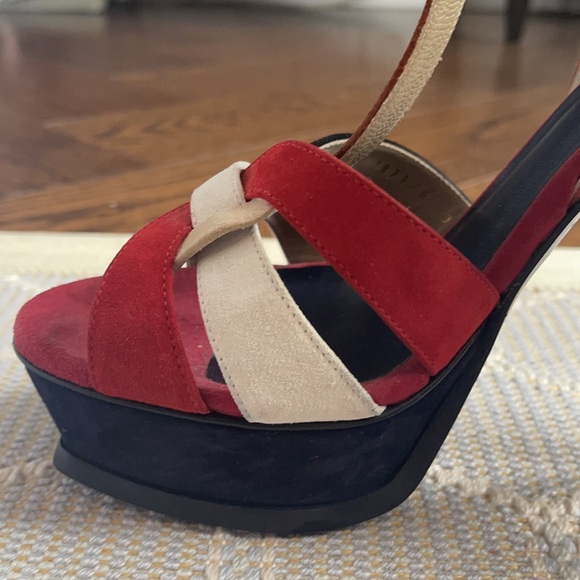 YSL TRIBUTE SUEDE Yves Saint Laurent SHOES 39 - Picture 4 of 7